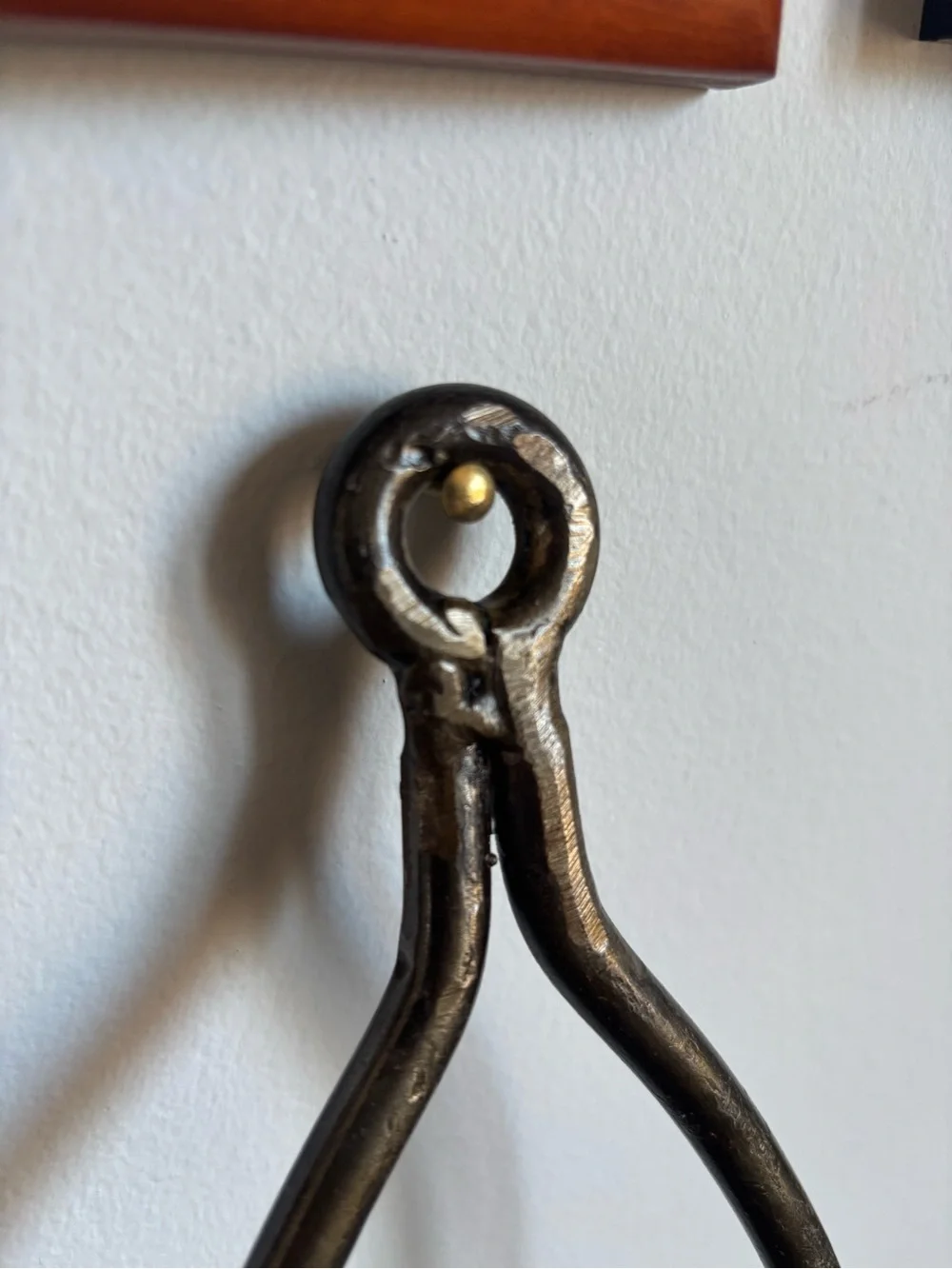 Hand-Forged Aged Metal Double Candle Wall Sconce